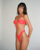 Image of Farida Bikini Bottom in Scarlet Red