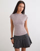 Image of Radmila Top in Multi Knit Marl Brown