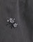 Broderie florale anthracite