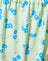 Ditsy Flower Lime Blue