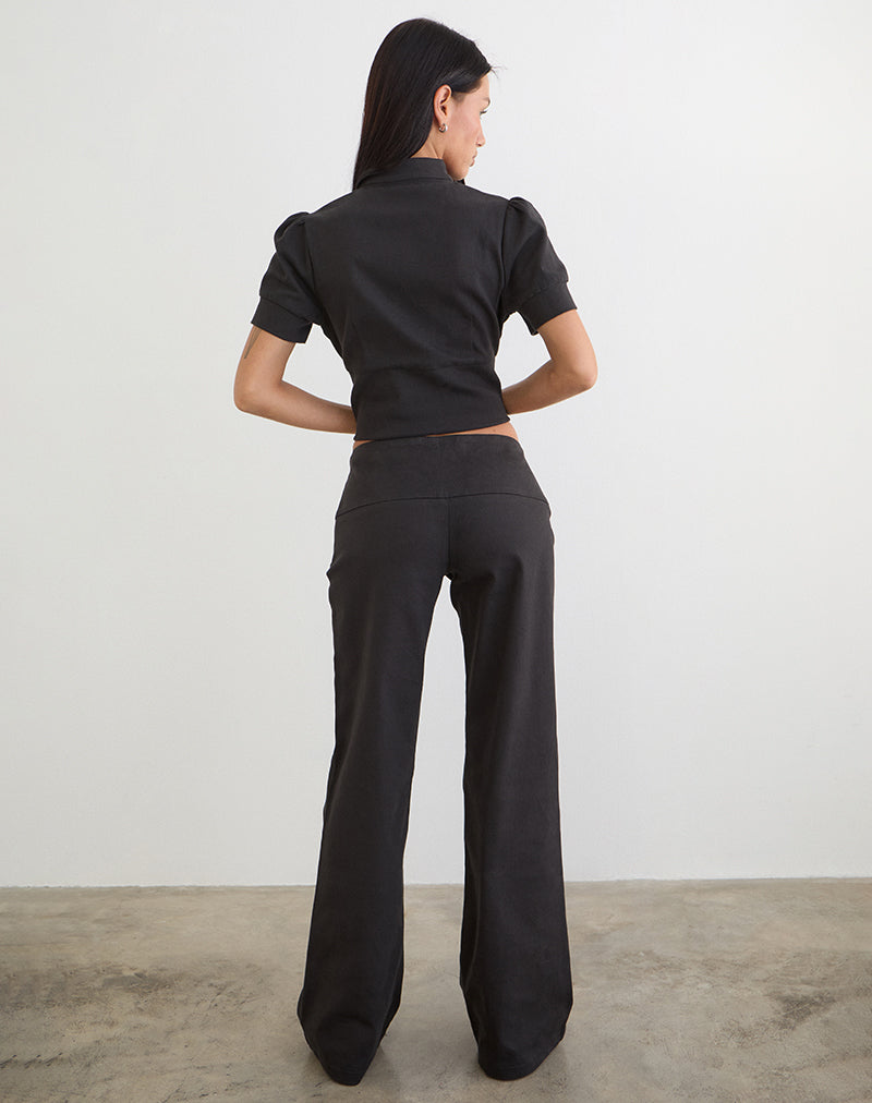 Image of Alora Pocket Trouser in Dark Grey