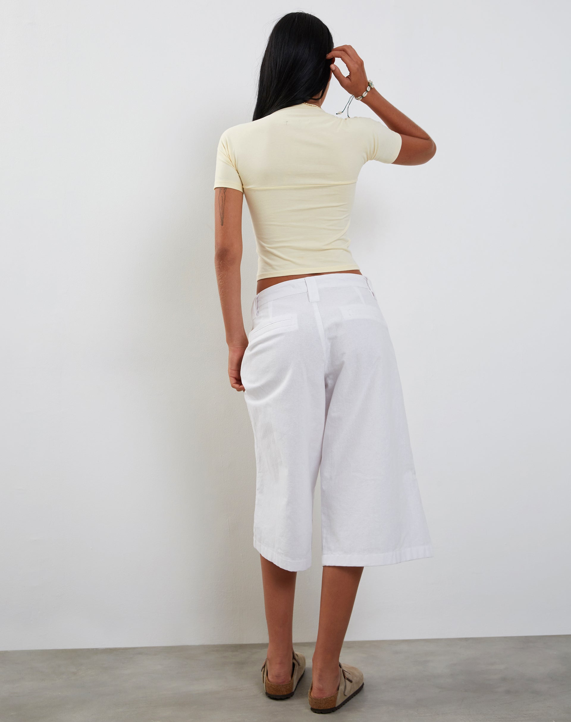 Image of Requa Crop Top in Buttermilk