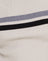White with Grey and Black Stripe