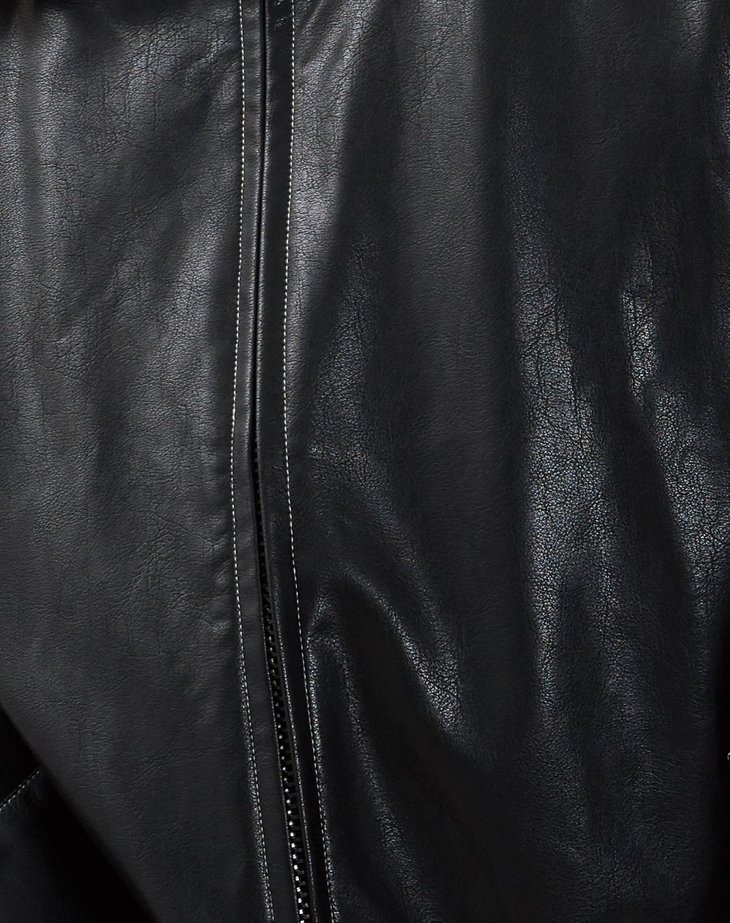 Cavita Jacket in Black with Grey Top Stitch