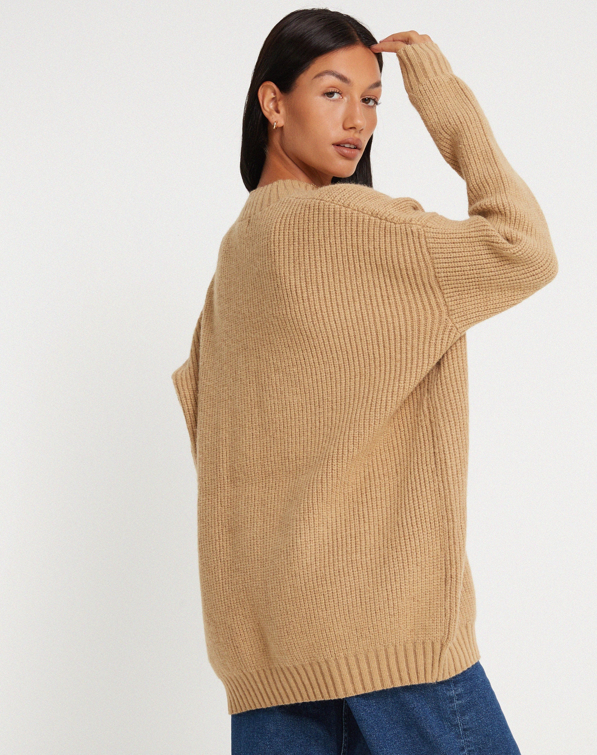 Image of Mody Jumper in Tan Rib