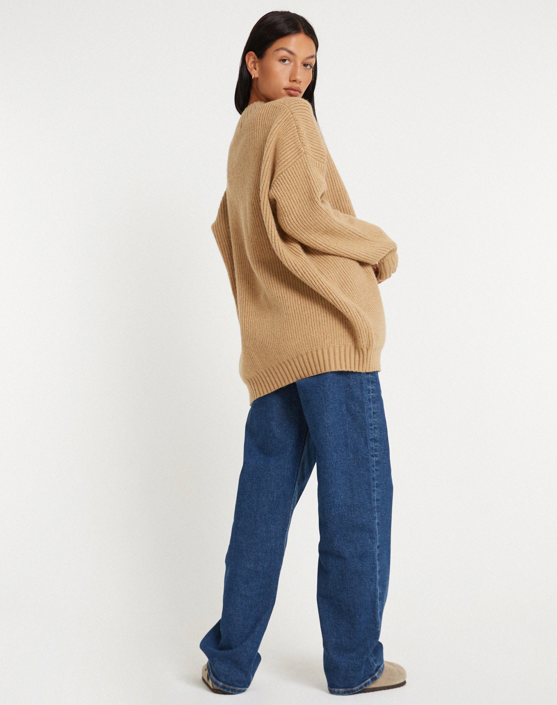 Image of Mody Jumper in Tan Rib