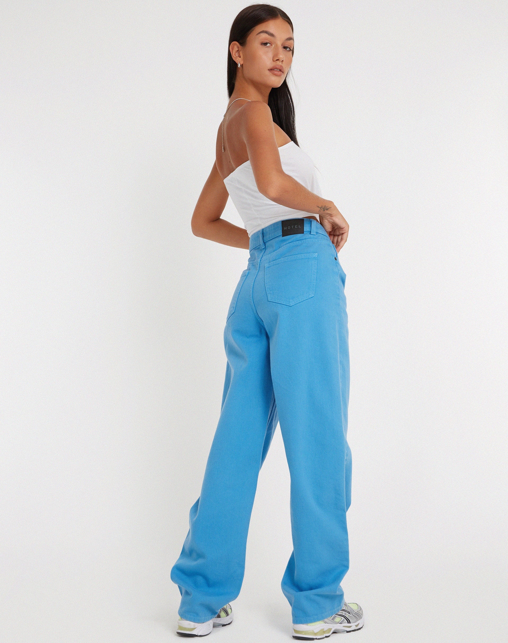image of Parallel Jeans in Azure Blue
