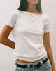 Image of Dolman Tee in Tissue Jersey Off White