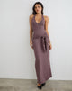 Image of Rohesia Maxi Dress in Deep Taupe