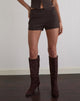 Image of Lucen Mini Short in Tailoring Brown