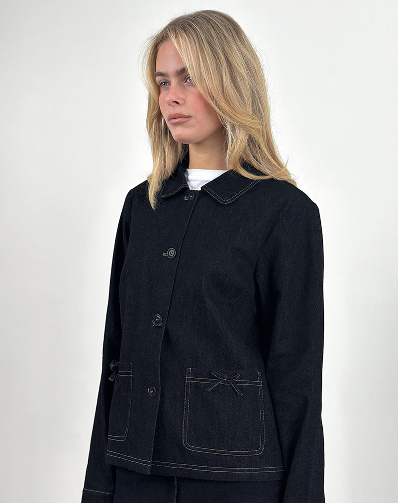 ジャケット・アウター BOW BOW BLANKET LINED DENIM JACKET L Bow denim jacket | Blanks R Us