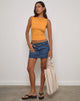 Image of Runaba Backless Tank Top in Faded Orange