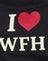 Black with I Love WTF Slogan