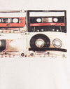 Ivory with Retro Cassette Motif