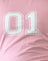 ballet pink with white binding