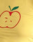 Yellow with Apple Motif