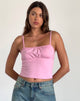 image of Sasya Cami Top in Flamingo Pink