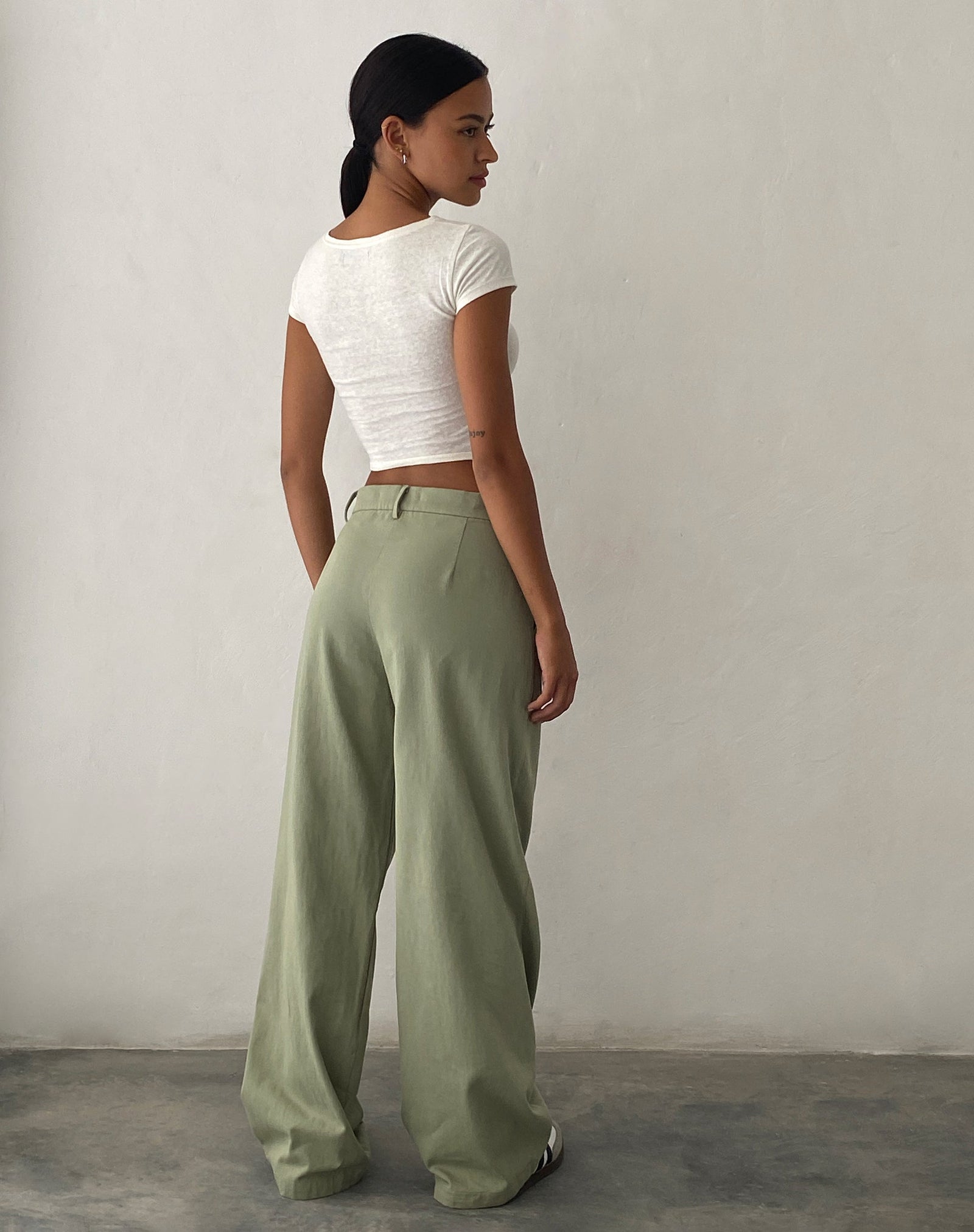 Sage Extra Wide Trouser | Satria – motelrocks-com-eur