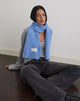 Image of Scarf in Plain Blue