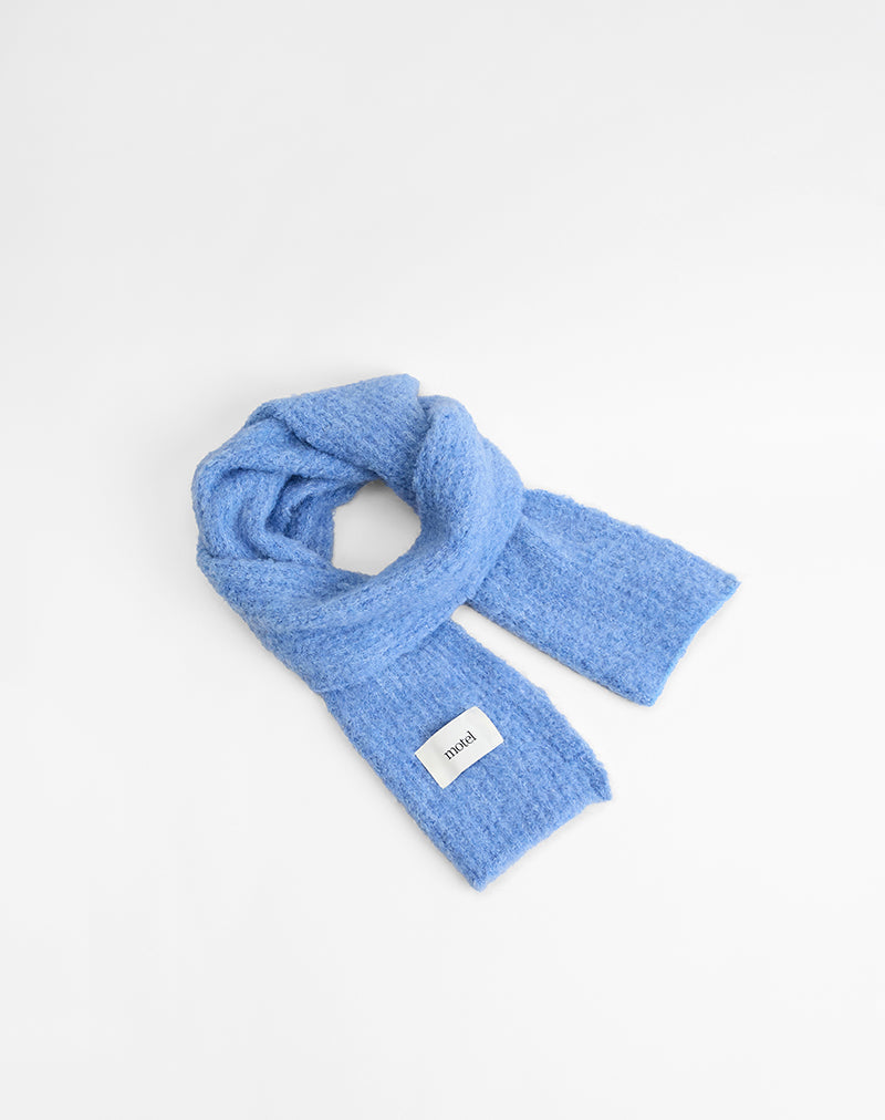 Image of Scarf in Plain Blue