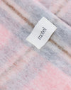 Wool Brushed Knit Pink Check