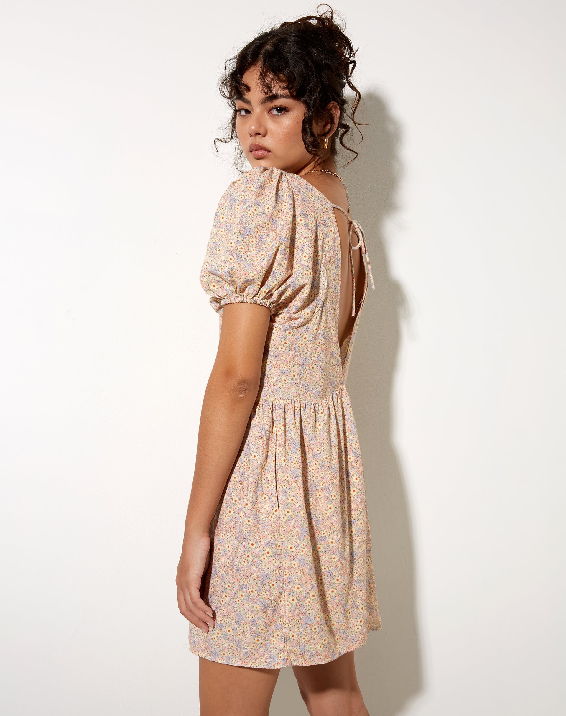 Image of Senza Dress in 70s Prairie Girl Floral
