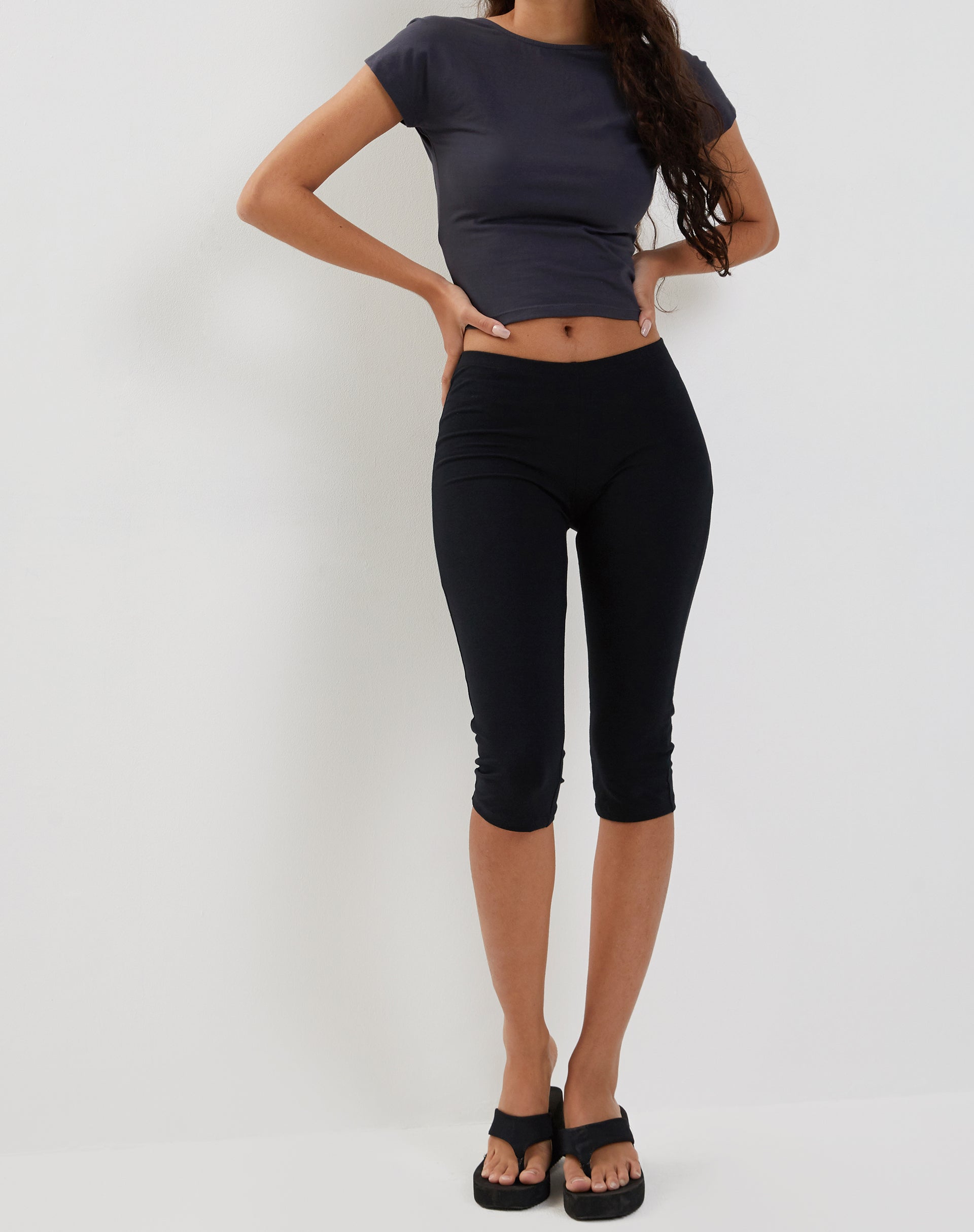 Cropped capri clearance pants