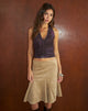 Image of Sienna Top in Mesh Serene Ivy Dark Plum