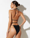 image of Leyna Bikini Bottom in Black