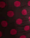 Brown with Big Polka Red