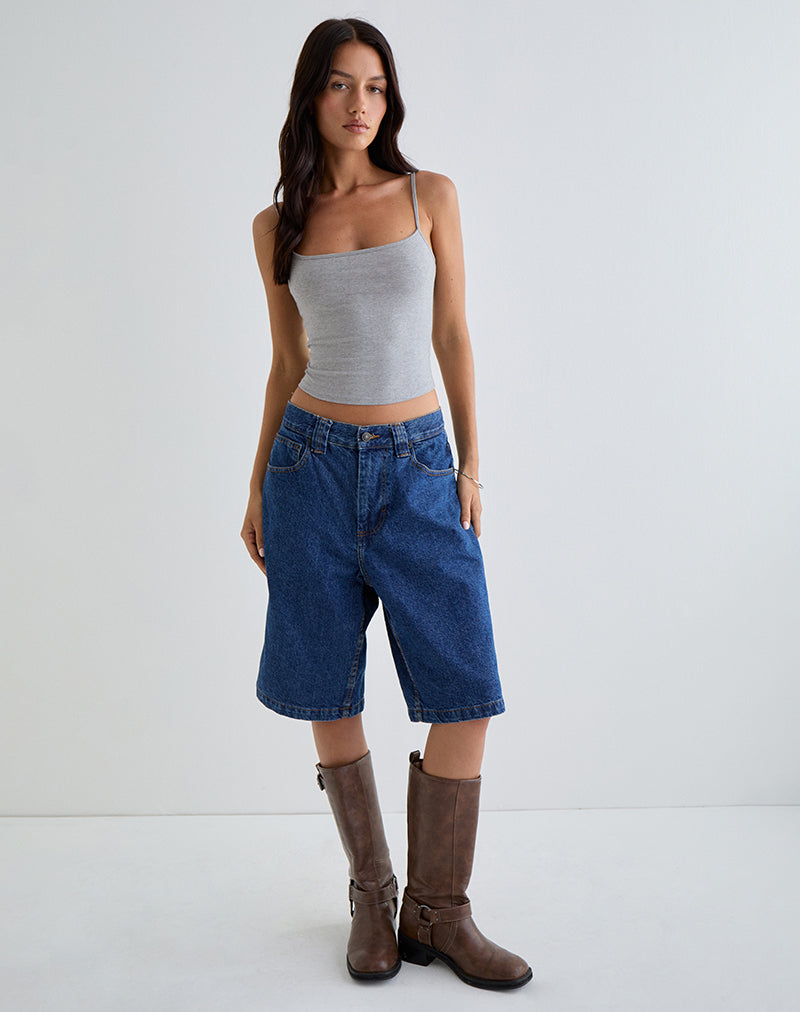 Image of Solay Vest Top in Grey Marl