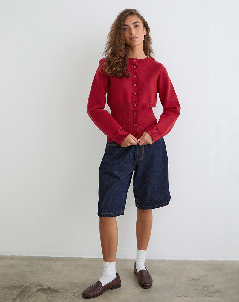 Afbeelding van Subra Vest met lange mouwen in Rood