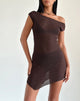 Image of Susannah Dress in Wide Rib Knit Brown