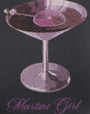  Beluga Grey with Martini Girl Graphic