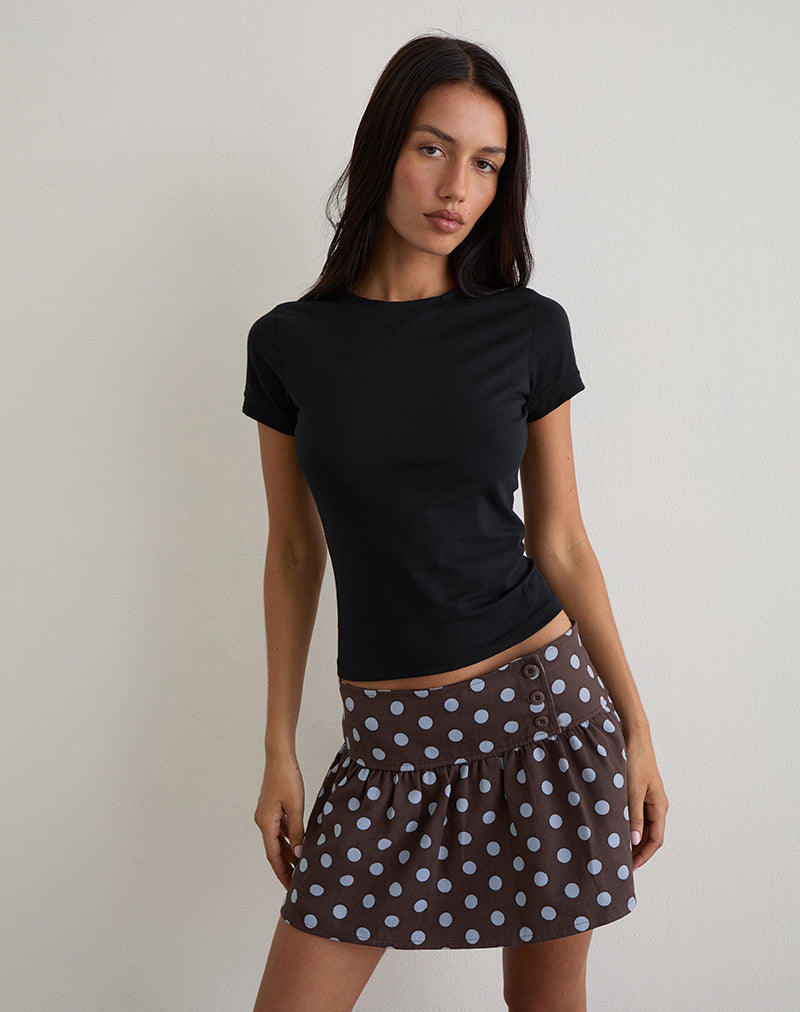 Sutin Tee in Black
