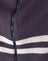 Charcoal with Light Grey Stripes