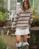 Image de Namirta Jumper in Mono Stripe Oat