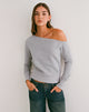 Image of Toria Sweatshirt in Grey Marl