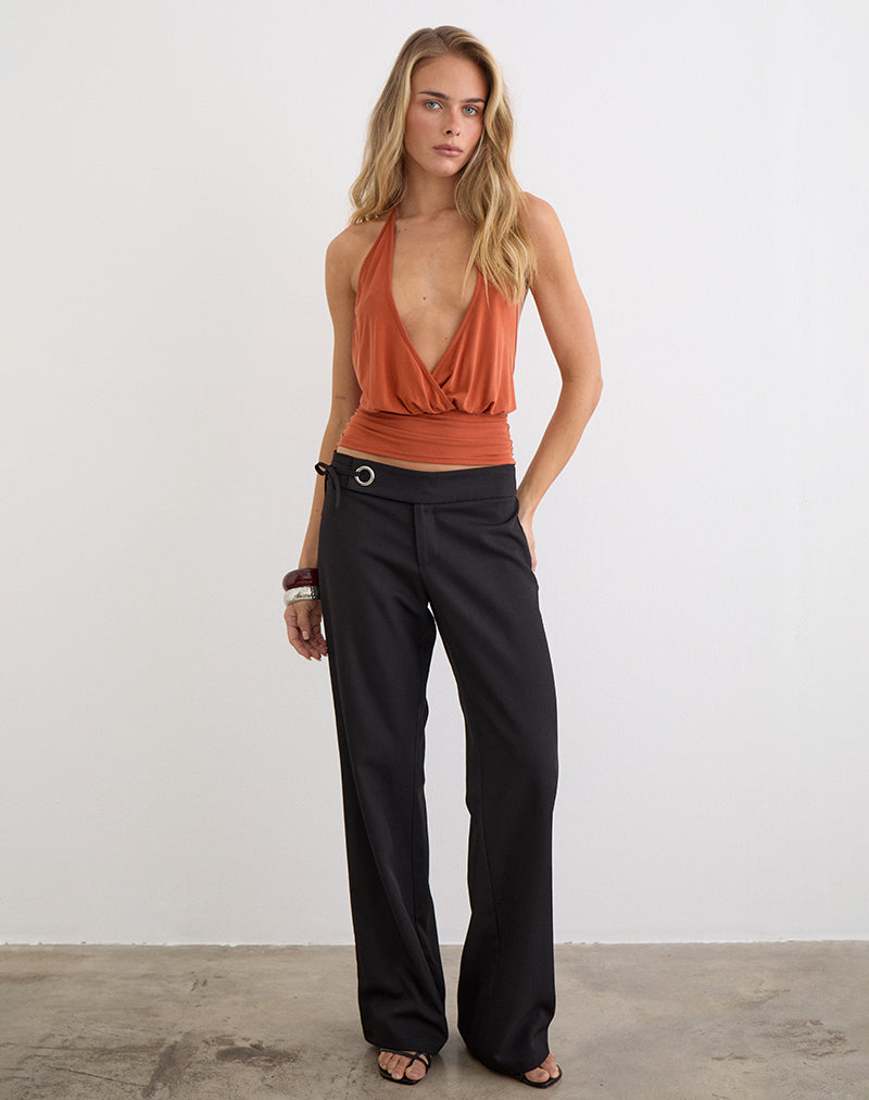 Immagine dei pantaloni sartoriali Tova Tie in nero