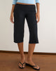 Image of Wanti Capri Trouser in Rayon Jersey Black