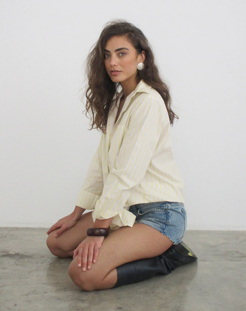 Image of Turner Shirt in Candy Stripe Yellow