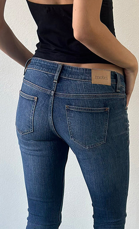 NEU! Skinny-Jeans mit extrem niedriger Leibhöhe und Stretchanteil