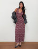 Image of Vatika Maxi Dress in Abstract Leo Spot