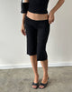 Imagen de los pantalones Wanti Capri en jersey de rayón negro