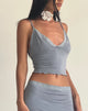 Image of Yenika Cami Top in Slinky Grey