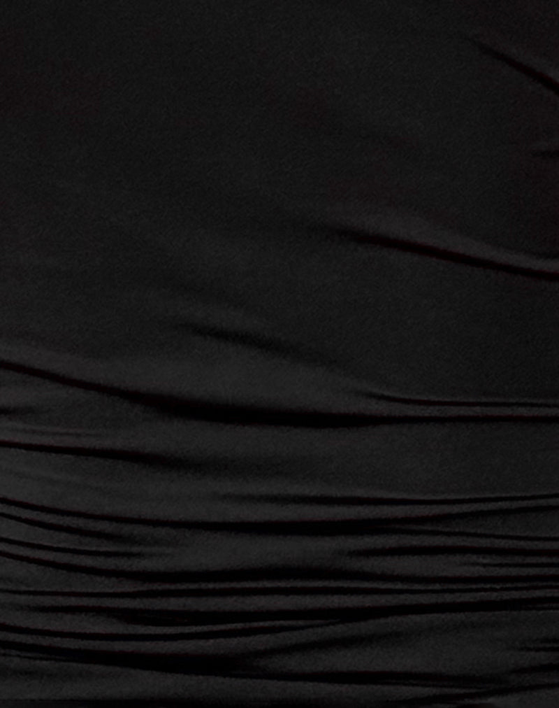 Image of Yeseo Tank Slinky Top in Black