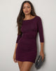 Image of Ysmaine Mini Dress in Redwood