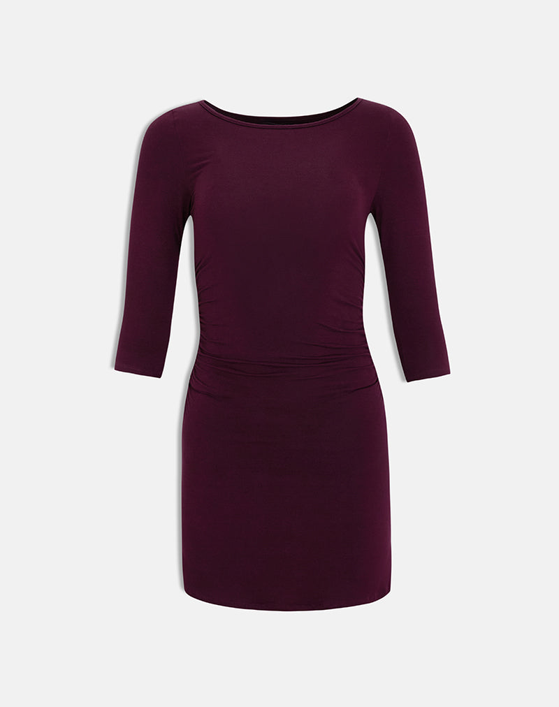 Image of Ysmaine Mini Dress in Redwood