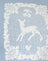 poederblauw met hert