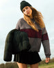 Image of Samara Sweatshirt in Cloudburst Oxblood Black